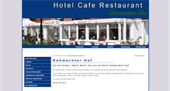 Desktop Screenshot of hohwachterhof.de